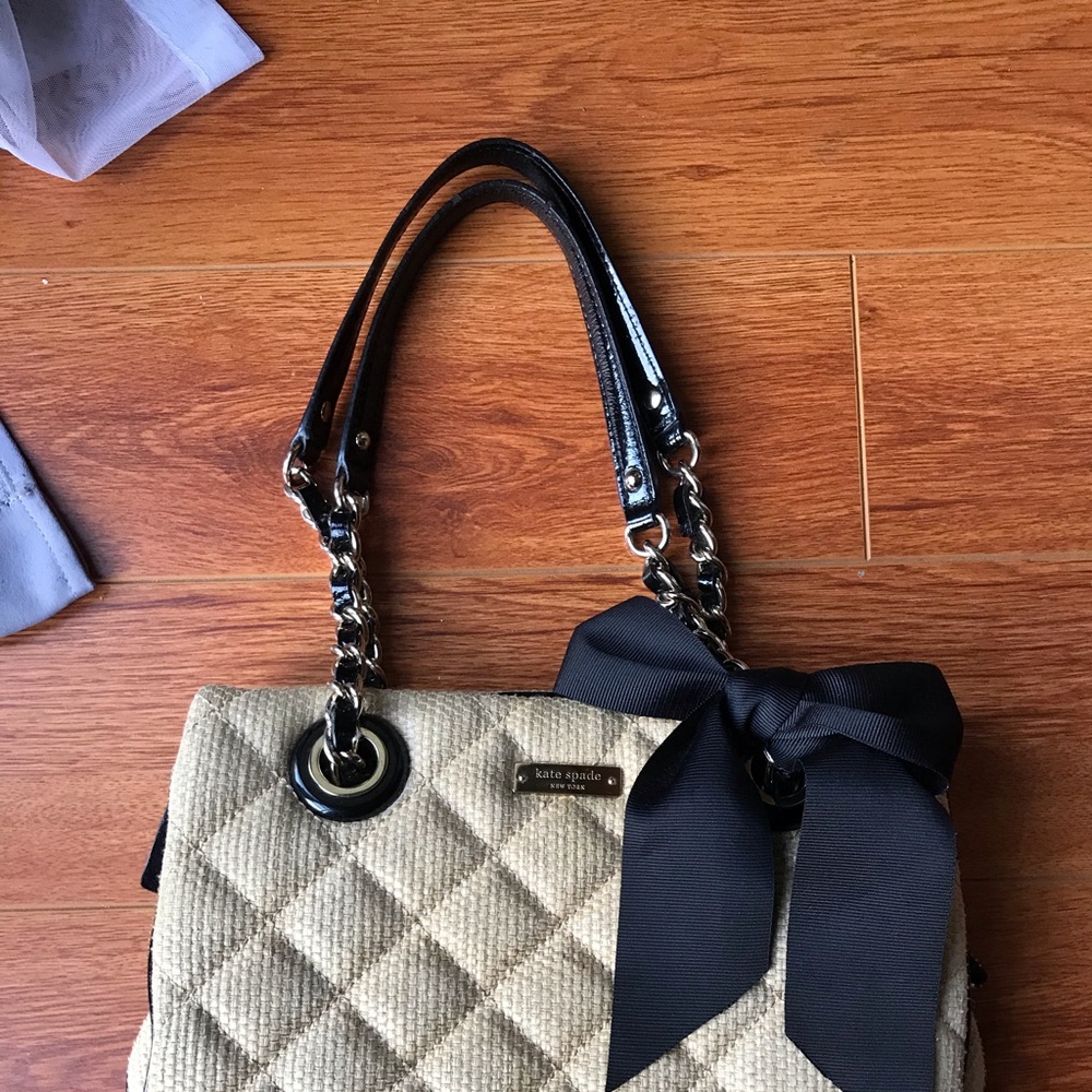 KATE SPADE VINTAGE STYLE QUILTED BAG ♠️ - Picture 2 of 10